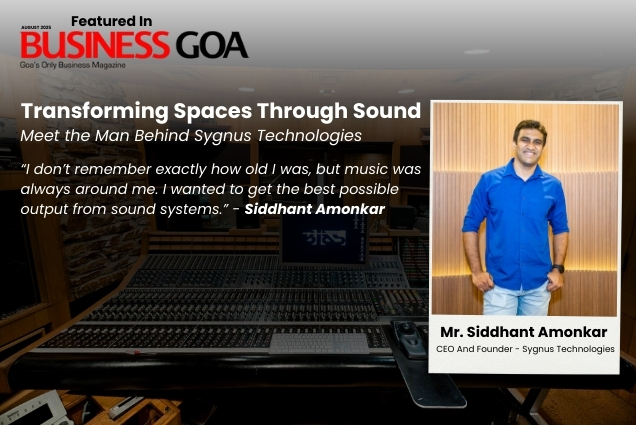 Siddhant Featured In Business Goa